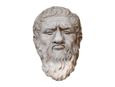 Image of Plato's head